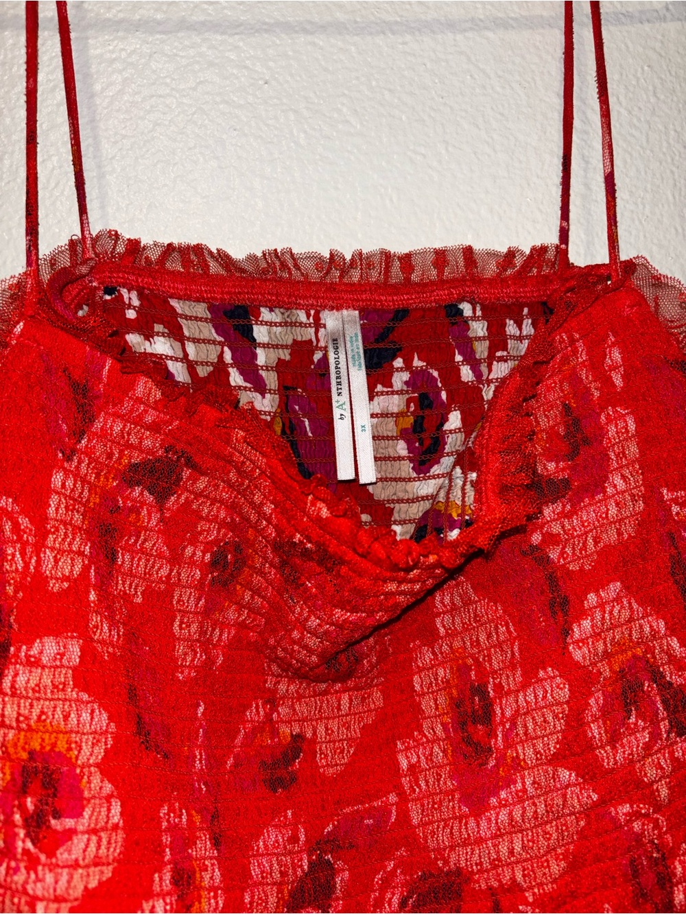 Anthropologie Tiered Tulle Maxi Dress 3X - Picture 7 of 9